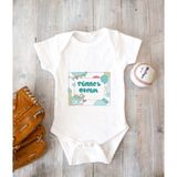 Tuğba Baby Isme Özel Isimli Baskı Yazılabilen %100 Pamuk Sünnet Bebek Zıbın Body 050 - Beyaz - 3 Yaş