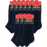 Tuğba Baby Izlen Siyah Erkek Kısa Spor Bilek Çorap 9 Çift - Standart - 57