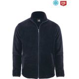 Tuğba Baby Opti Polar Siyah Tam Fermuarlı Kalın Cepli Outdoor Ceket Tactical Flecee