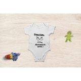 Tuğba Baby Organik Pamuk Amcamı Aratmayın Bana Yazılı Bebek Body Amca Bebek Badi Çıtçıtlı Zıbın - 6 Ay - Beyaz