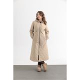 TUĞBA ERGÜL Kadın Kapişonlu Kapitone Kaban