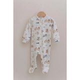 Tuğba Kuğu 0.3 Tog Fermuarlı Patikli Bebek Tulumu - Pureline Series - Cute Baby Toys - Renkli - 0 - 3 Ay
