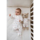 Tuğba Kuğu 0.3 TOG Fermuarlı Patikli Bebek Tulumu - Pureline Series - Soft Bloom - 3 - 6 Ay