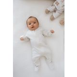 Tuğba Kuğu 0.3 TOG Fermuarlı Patikli Bebek Tulumu - Pureline Series - Taş Rengi