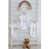 Tuğba Kuğu 3'lü Bebek Body - Little Lion Series - A Harfi