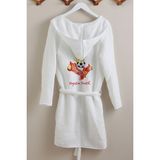Tuğba Kuğu 4 Kat Müslin Bornoz - For Baby Serisi - Sarı Kırmızı - 6 - 8 Yaş - Renkli