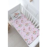 Tuğba Kuğu Bebek Boy Lastikli Çarşaf Seti - For Baby Serisi - Gökkuşaklı Unicorn