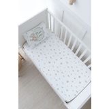 Tuğba Kuğu Bebek Boy Lastikli Çarşaf Seti - For Baby Serisi - Retro Oyuncak Ayı