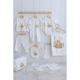 Tuğba Kuğu Organik 11'li Hastane Çıkışı - For Baby - Mom And Baby Beer - 0 - 3 Ay - 01.Ekru