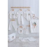 Tuğba Kuğu Organik 11'li Hastane Çıkışı - Little Baby - Pink Dreams - 0 - 3 Ay - 01.Ekru