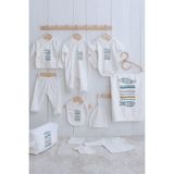 Tuğba Kuğu Organik 11'li Hastane Çıkışı - Pure Baby - Baby Fish - 0 - 3 Ay - 01.Ekru