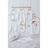 Tuğba Kuğu Organik 11'li Hastane Çıkışı - Royal Series - Baby Giraffe - 0 - 3 Ay - 01.Ekru