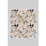 Tuğba Kuğu Organik Çift Yüz Baskılı Bebek Battaniyesi - Cartoon Serisi - Mickey Ve Arkadaşları Pattern