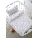 Tuğba Kuğu Park Beşik Nevresim Takımı (80x120) - Pureline Series - Dainty Bows