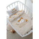 Tuğba Kuğu Park Yatak Nevresim Takımı (80x120) - For Baby Serisi - Kahverengi Atkılı Ayı