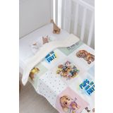 Tuğba Kuğu Peluş Çift Yüz Battaniye - Paw Patrol Patchwork