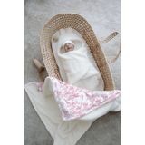Tuğba Kuğu Peluş Kundak Ve Çift Yüz Battaniye - Pink Toile De Jouy