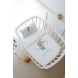 Tuğba Kuğu Pike Takımı - For Baby - Salopetli Tavşan - Ekru - 0 - 3 Yaş