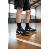 Tuğba Ortopedi 227 Genç Çocuk Siyah/Beyaz Futsal Ayakkabı