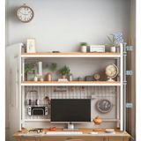 Tuğçe Masa Üstü Raf - 100X120X20 - Atlantik Çam - Beyaz