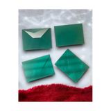 Tugce Shopping 10 Adet Yeşil Zarf Mektup Kartpostal Davetiye Zarfı Tebrik Kartı Hediye Zarf 13X18cm