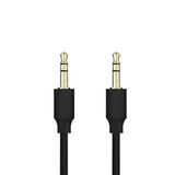 TUGG Aux & Aux Ses Kablosu | 3.5 mm Stereo Kablo | Hi-Fi Ses Kalitesi, Alman Teknolojisi, Örgü Kaplama, 50 cm – Siyah 104612