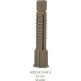 Tuğla Boşluk Dübeli 12 mm 40 Adet