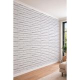 Tuğla Desenli Loft Tarzı Modern Tek Parça Tekstil Duvar Kağıdı, 400 x 280