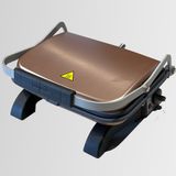 Tuğra 1800 W Elektrikli 8 Dilim Gold Rose Döküm Mini Tost Makinesi