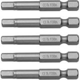 TUĞRA HIRDAVAT Ceta Form CB/1930 Çelik Bits Alyan Uç Seti 3mm x 50MM 5'li Paket