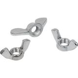 Tuğra Hırdavat Kelebek Somun 3/8” 100 Adet Kaplamalı Beyaz