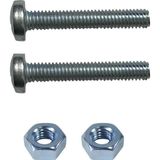 Tuğra Hırdavat M6x15mm Metrik Vida Ysb - Somunlu 300'Lü Takım