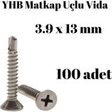 Tuğra Hırdavat Matkap Uçlu Vida YHB 3,9x13 100'lü Paket