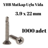 Tuğra Hırdavat Matkap Uçlu Vida YHB 3,9x22 1000'li Kutu