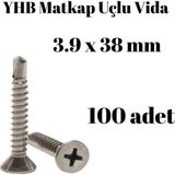 Tuğra Hırdavat Matkap Uçlu Vida YHB 3,9x38 100'lü Paket