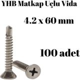 Tuğra Hırdavat Matkap Uçlu Vida YHB 4,2x60 100'lü Paket