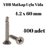 Tuğra Hırdavat Matkap Uçlu Vida YHB 4,2x60 mm 400'lü Paket