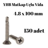Tuğra Hırdavat Matkap Uçlu Vida YHB 4,8x100 150'li Paket