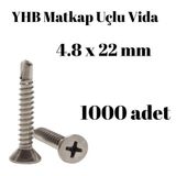 Tuğra Hırdavat Matkap Uçlu Vida YHB 4,8x22 1000'li Paket
