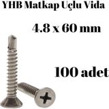 Tuğra Hırdavat Matkap Uçlu Vida YHB 4,8x60 100'lü Paket