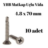 Tuğra Hırdavat Matkap Uçlu Vida YHB 4,8x70 10'lu Paket