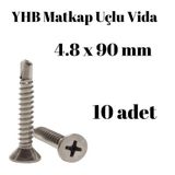 Tuğra Hırdavat Matkap Uçlu Vida YHB 4,8x90 10'lu Paket