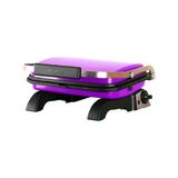 Tuğra Mini 1800 W Döküm Tost Makinesi Mor Renkli Pratik Izgara Özelliği ile
