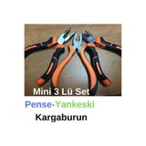 Tuğra Mini 3'lü Pense ve Yankeski Takı Yapım Seti, Elektronik Hobi Malzemesi