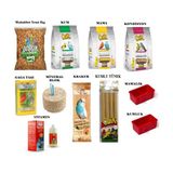 Tuğra Pet Market Muhabbet Kuşu Yem Vitamin Bakım Seti