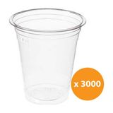 Tuğra Plastik Bardak 3000'li 180 cc Şeffaf Kullan At Ürünler için Pratik Çözüm