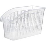 Tuğra Şeffaf Mutfak Düzenleyici - Buzdolabı Raf Organizer Sepet 2 Adet 13 x 29 x 17 cm Boyutlarıyla