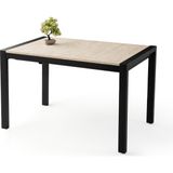 Tuğra Sidon Desen Ayaktan Açılır 120X75 Masa (Açılımış Ölçüsü 180X75) - 120 x 75