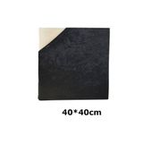 TUĞRA TABLO Filografi Tahtası Astarlı Kadife Kumaş Kaplı Tahta 40*40cm Siyah