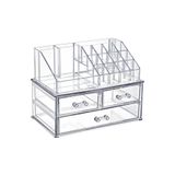 tugra ticaret Üç Çekmeceli Makyaj Kozmetik Düzenleyici Organizer Set